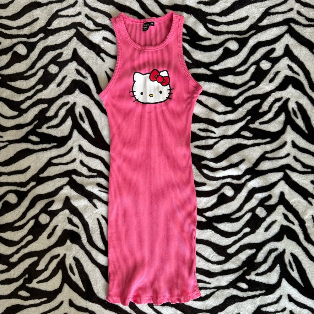 Pink Hello Kitty Bodycon Mini Dress